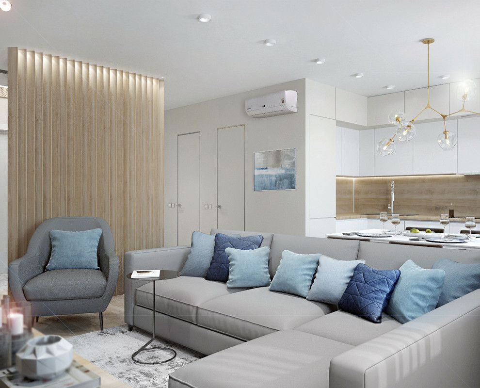 Дизайн проект 3х - комнатной квартире