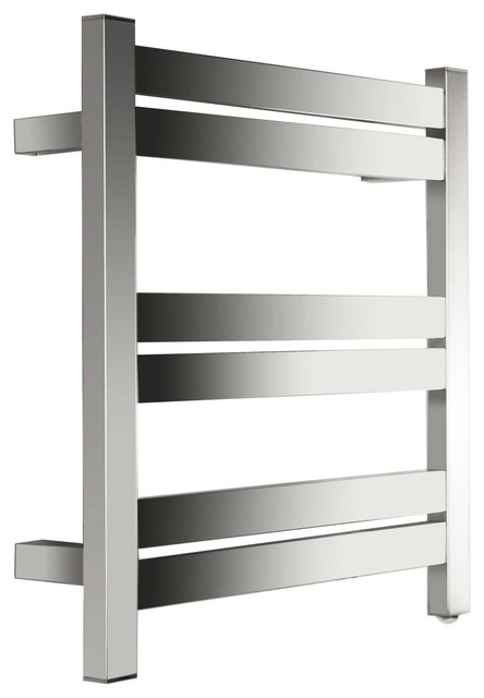 Koze 126 Wall Mounted Electric Towel Warmer, Brushed Nickel ...