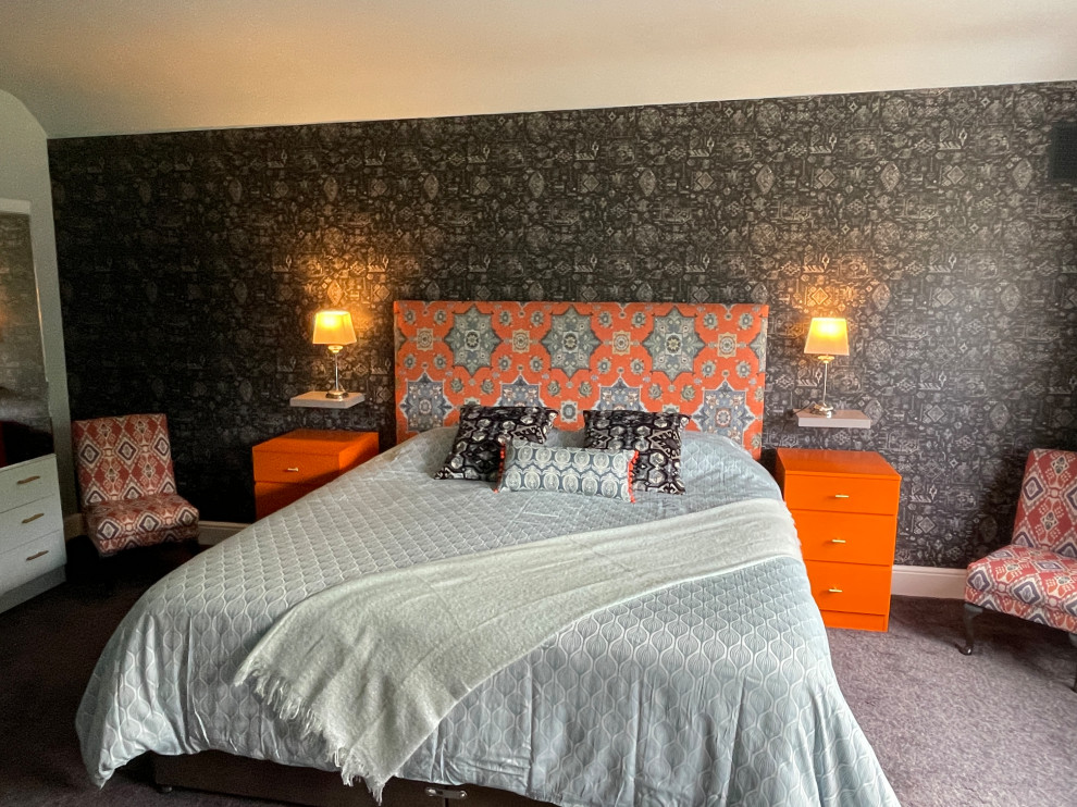 Maximalist guest bedroom