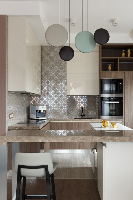 Барная стойка и остров contemporaneo-cocina