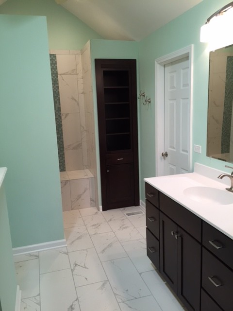 Naperville Master Bath modern-badezimmer