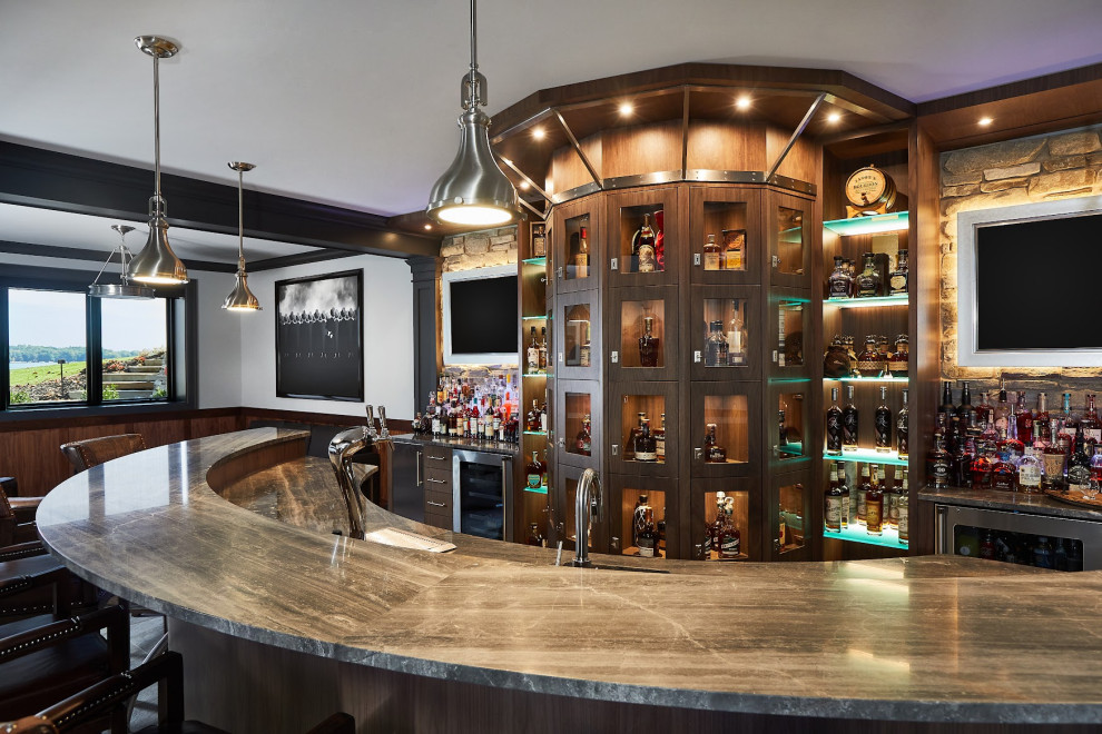 Custom Bourbon Cabinet