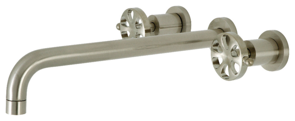 KS8048RX Wall Mount Tub Faucet, Brushed Nickel