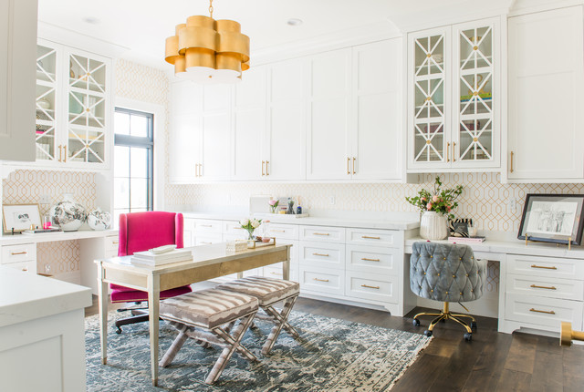Utah Valley Parade Of Homes 2018 Transitional Home Office