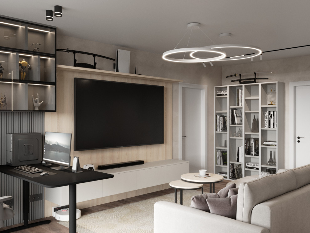 Дизайн квартиры в ЖК «Солярис» с большой лоджией