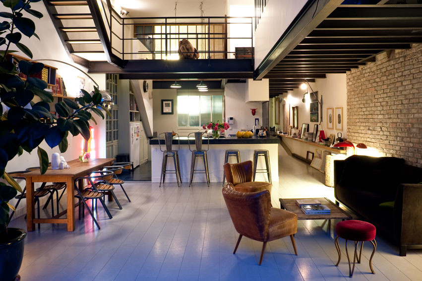 Réalisation d'un salon urbain.