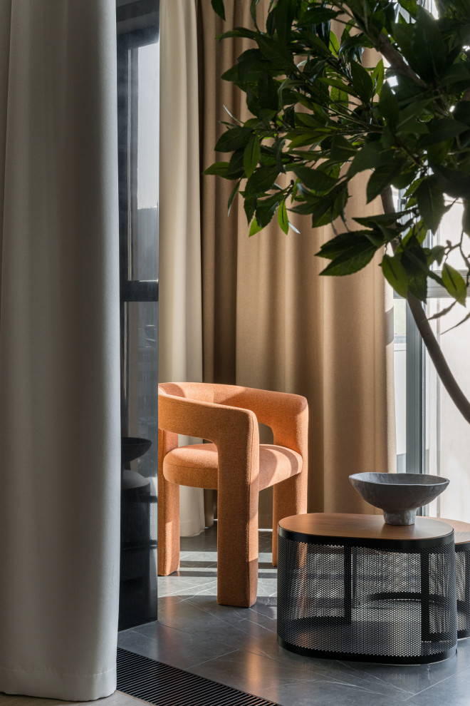 Квартира для активной семьи в минималистичном стиле