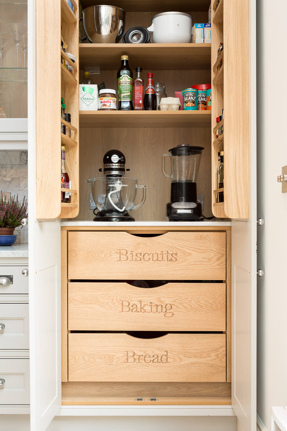 Appliance Cabinet Kitchen 5 Benefits Of Glass Fronted Kitchen Cabinets