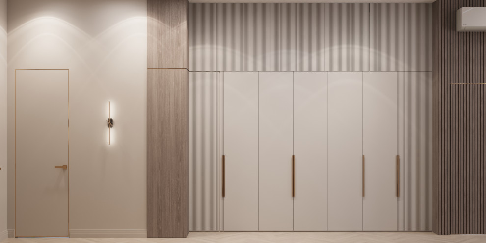 Прихожая-холл в квартире ЖК "Олимпика" г. Екатеринбург