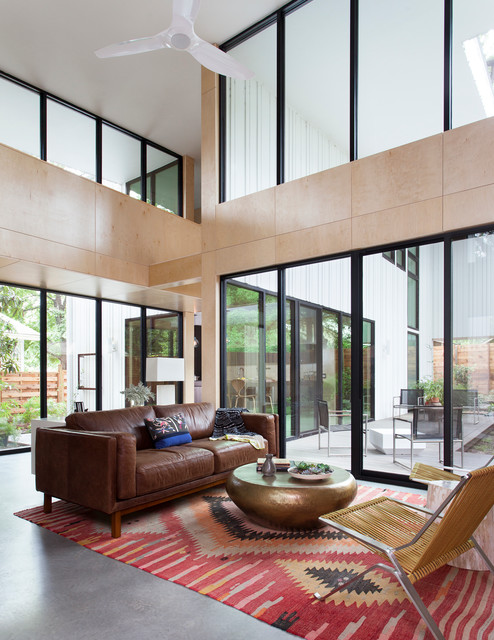 Barcode House modern-wohnbereich