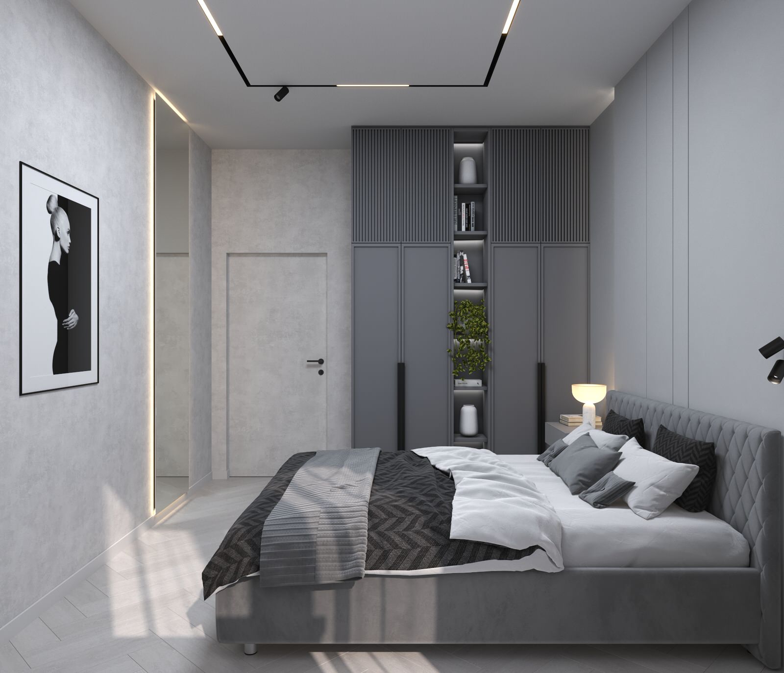 ИНТЕРЬЕР ОДНОКОМНАТНОЙ КВАРТИРЫ