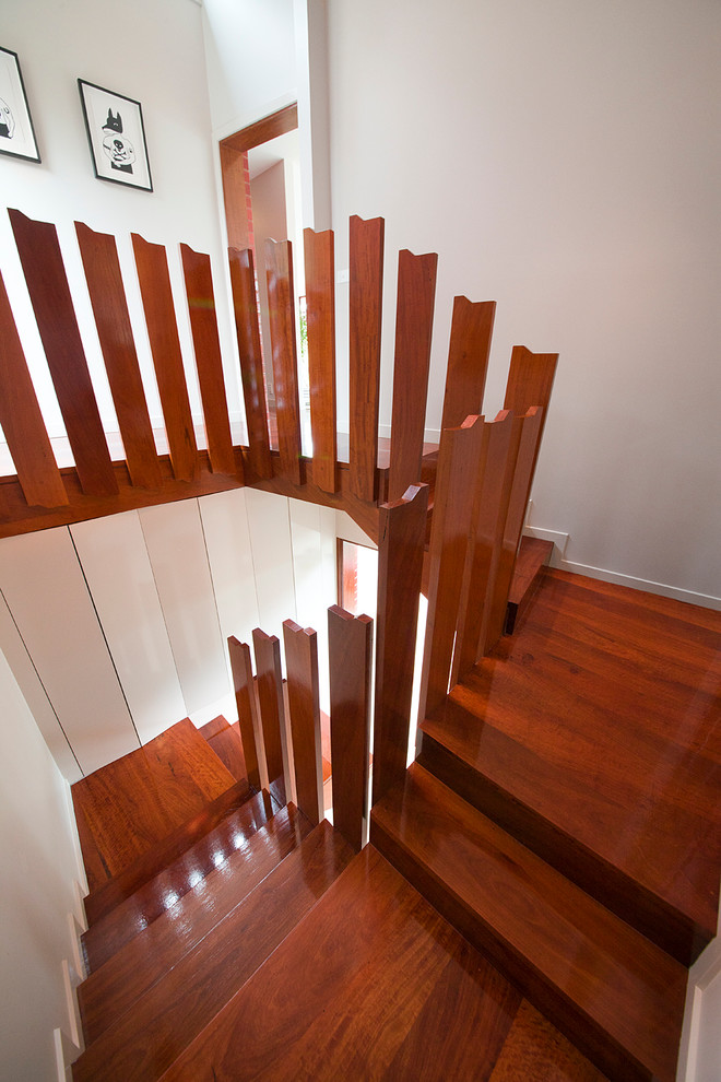 Design ideas for a contemporary staircase in Melbourne.