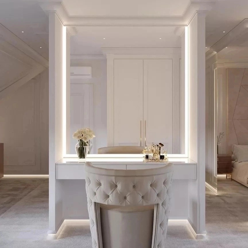 Дизайн интерьера спальни частном доме г. Москва