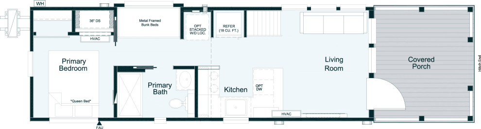 Tiny Home - Clayton Park Models - The Swayback