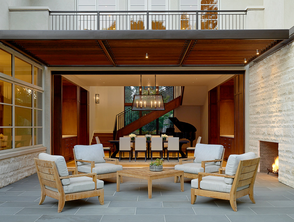 This is an example of a transitional patio in San Francisco.