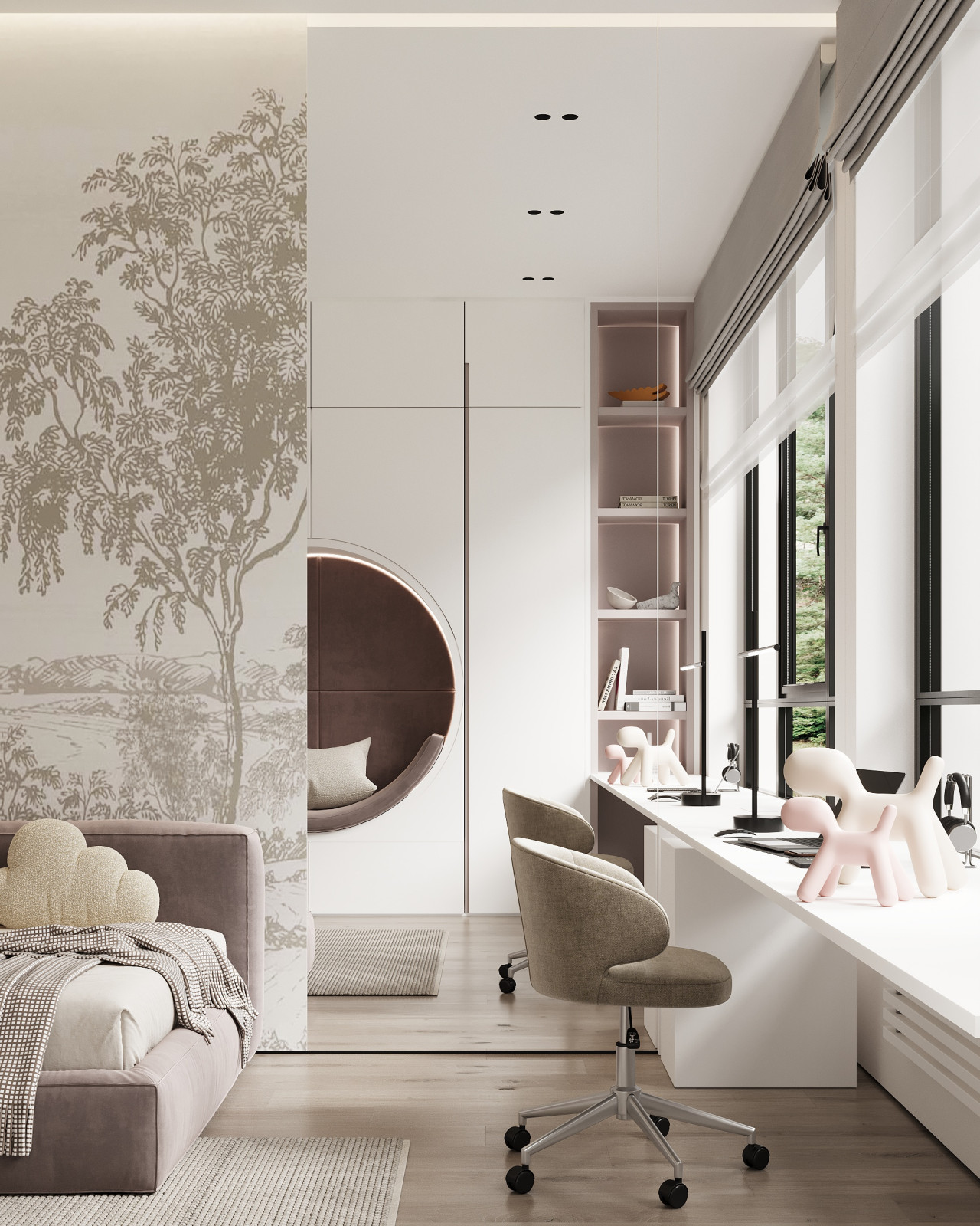 Проект интерьера для загородного дома в Липецке