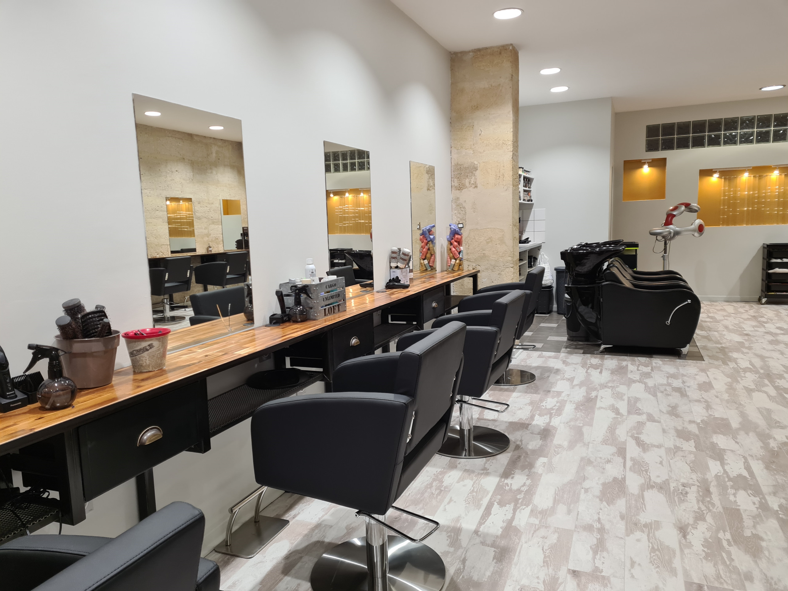 Relooking d'un salon de coiffure