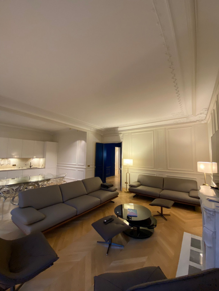 Projet Haussmann - Rénovation complète d'un appartement de 188m2.
