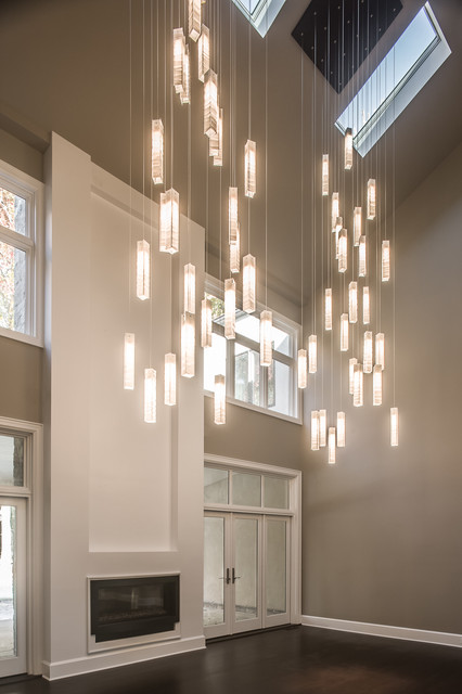 Tanzania Chandelier Contemporary Living Room Stairwell Tanzania Chandelier Contemporary Living Room Stairwell