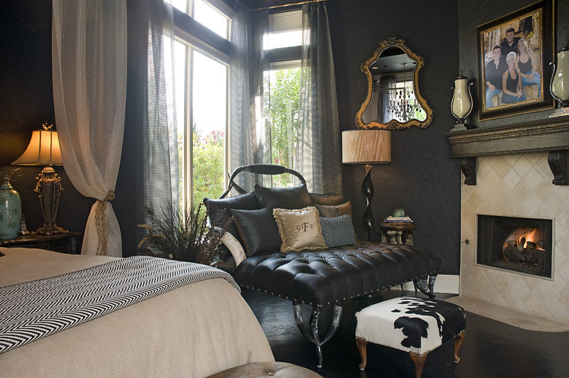 Inspiration for an eclectic bedroom in Dallas.