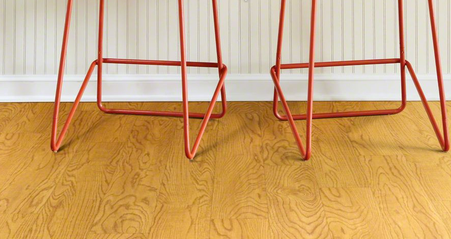 Example of a small transitional laminate floor and beige floor hallway design with white walls