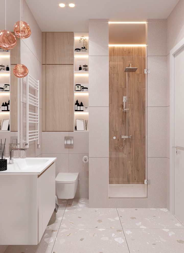 Дизайн двухкомнатной квартиры 60 кв.м в ЖК Символ