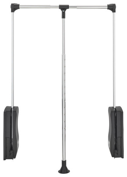Adjustable Pull Down Closet Rod Traditional Closet Organizers