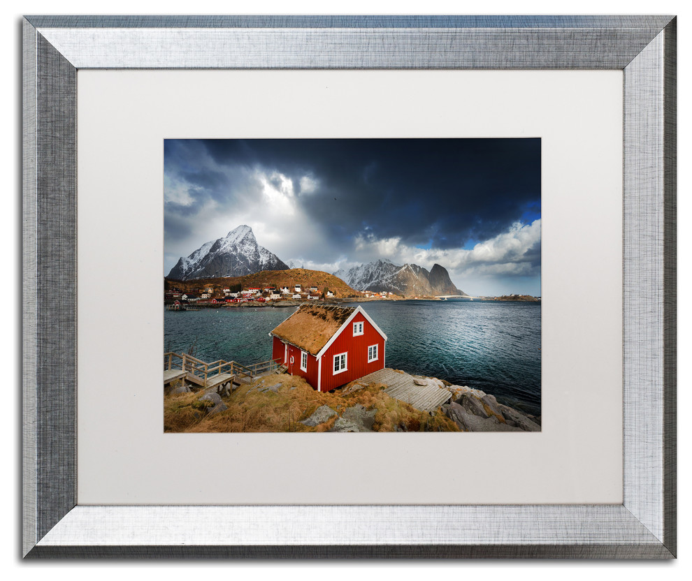 Philippe Sainte-Laudy 'Bye Bye Reine' Art, Silver Frame, 16"x20", White Matte