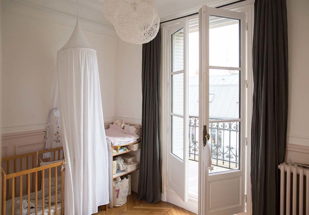 Modern nursery in Paris.