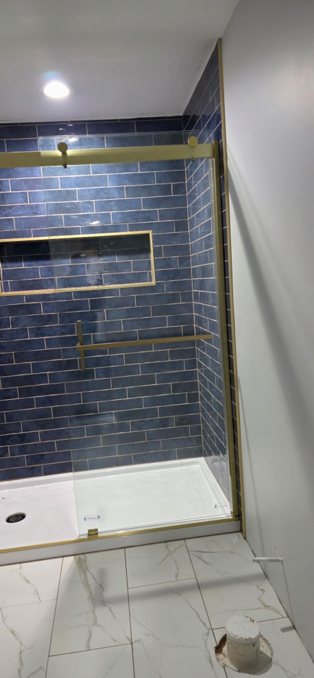 Centerburg Tile shower and floor