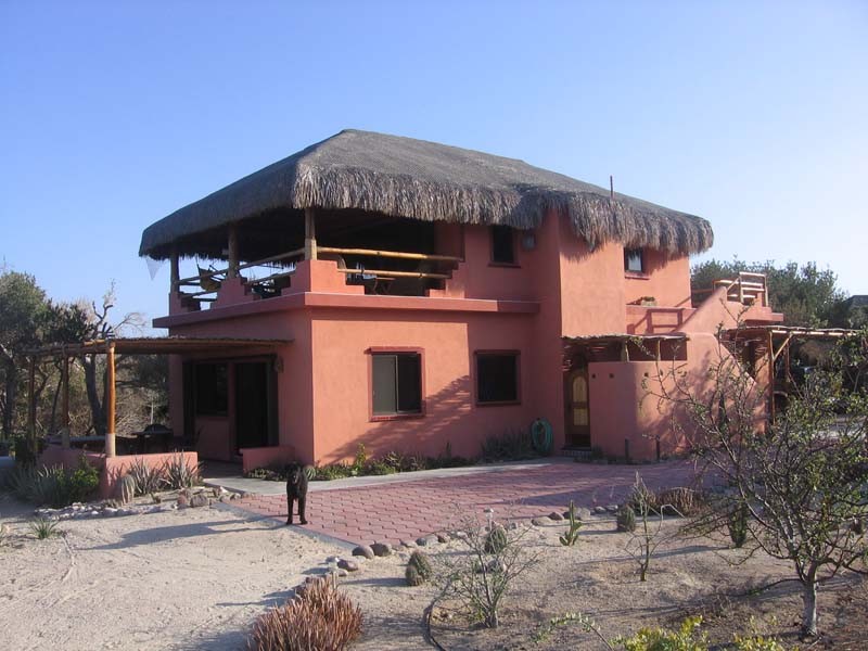 This is an example of a tropical exterior in Mexico City.
