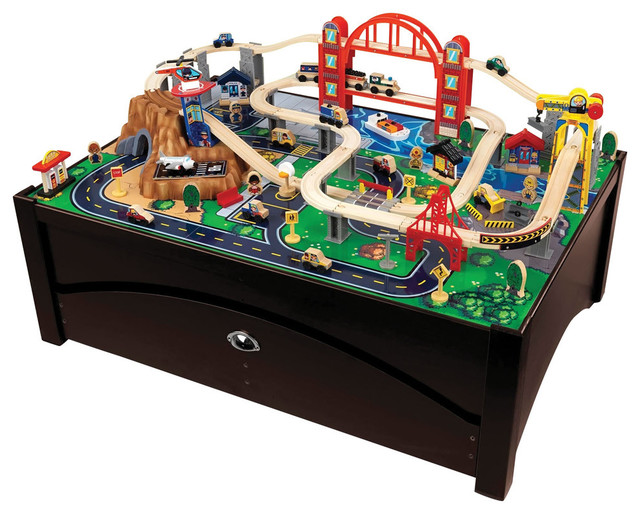 Kidkraft Metropolis Train Table And Set Contemporary Kids Toys Kidkraft Metropolis Train Table And Set Contemporary Kids Toys By Homesquare