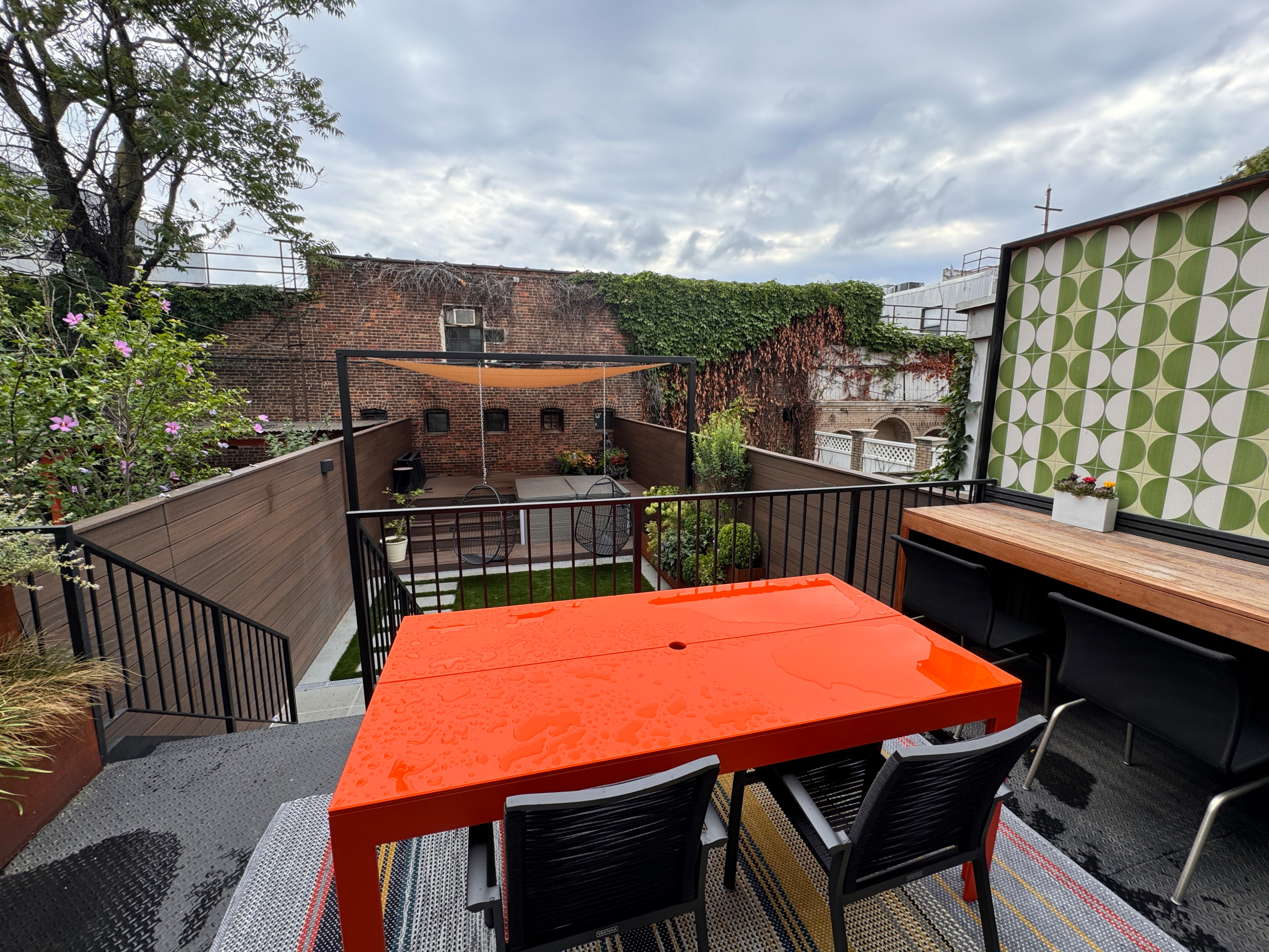Greenpoint, Brooklyn backyard