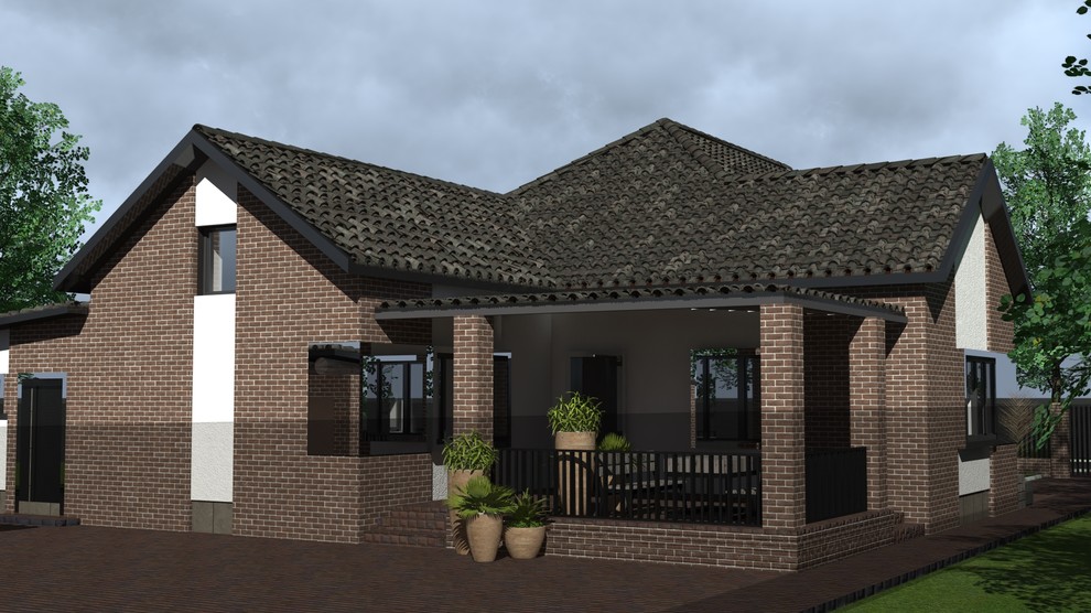 Концепция. Реконструкция фасадов частного дома в г. Тимашевск