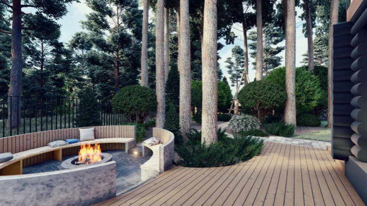 Ландшафт. Лесная погулка