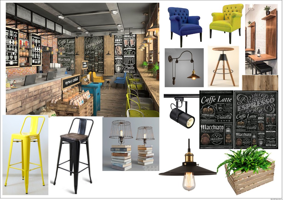 интерьер кофейни в г. Кемерово