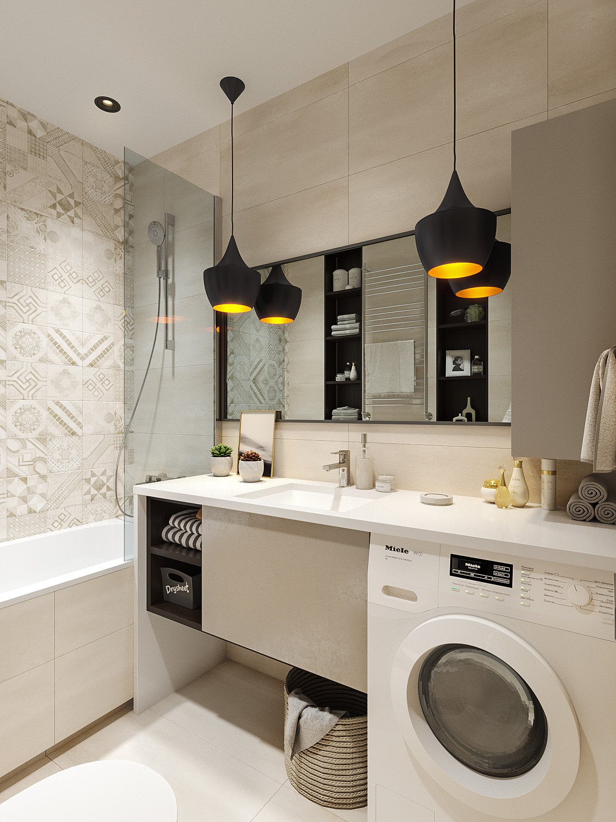 Дизайн проект однокомнатной квартиры 42 кв.м