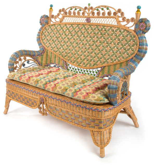Lake House Settee Mackenzie Childs Eclectic Outdoor Sofas Lake House Settee Mackenzie Childs