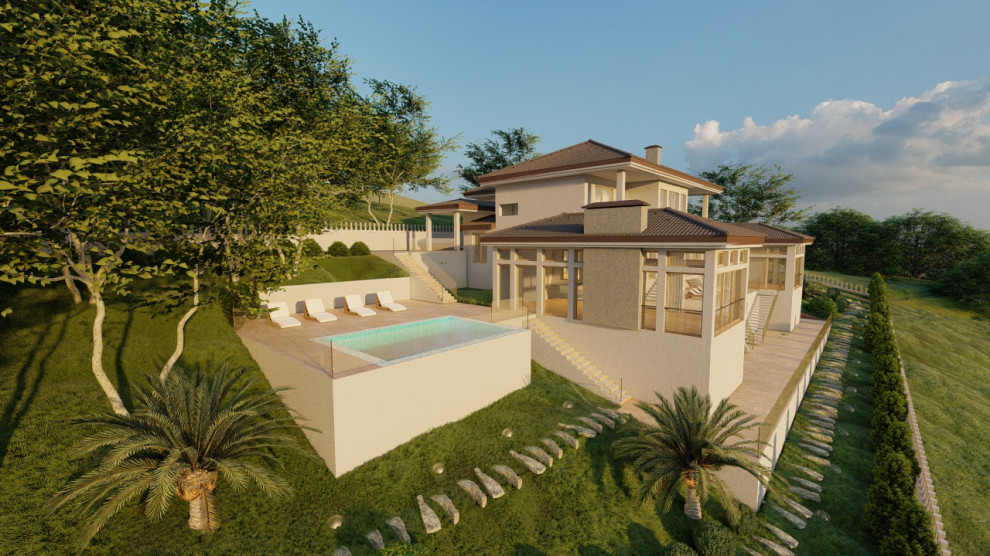 Благоустройство загородного дома (S 40 соток)