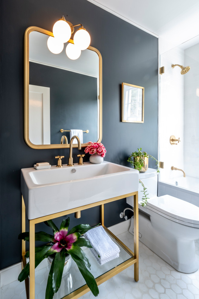 Modern Art Deco Inspired Bathroom Eclectic San Francisco by