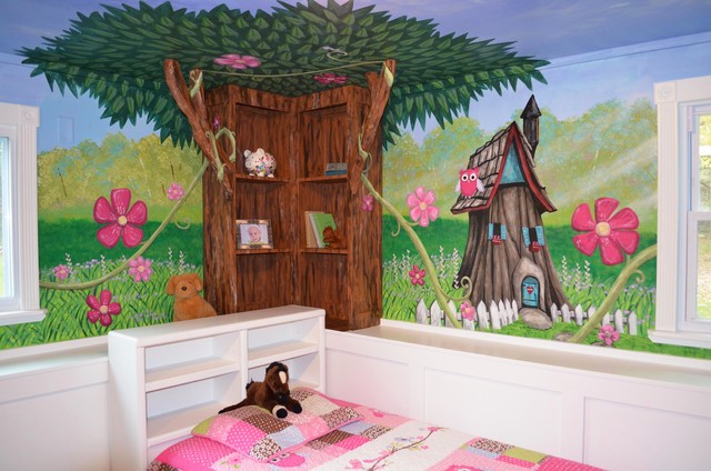 My Houzz An Enchanted Forest Bedroom American Traditional