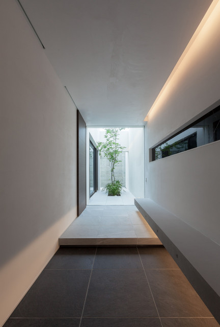 FloatingSlabs minimalistisch-eingang