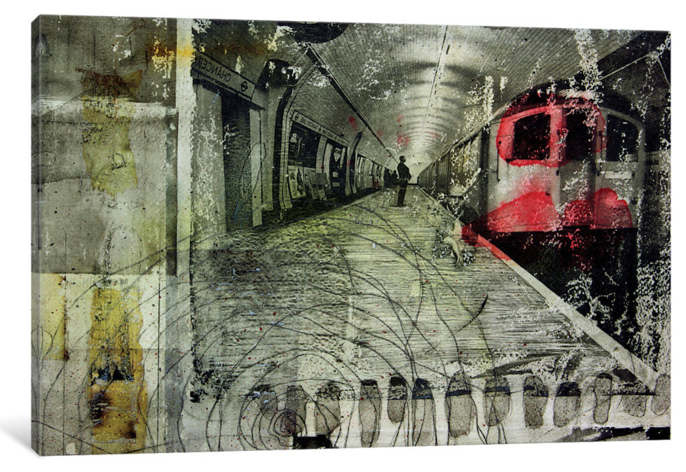 "Goodbye Baby" by db Waterman, Canvas Print, 18x12x1.5" Contemporary