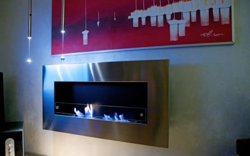 Настенные биокамины Decoflame New York Empire в интерьере