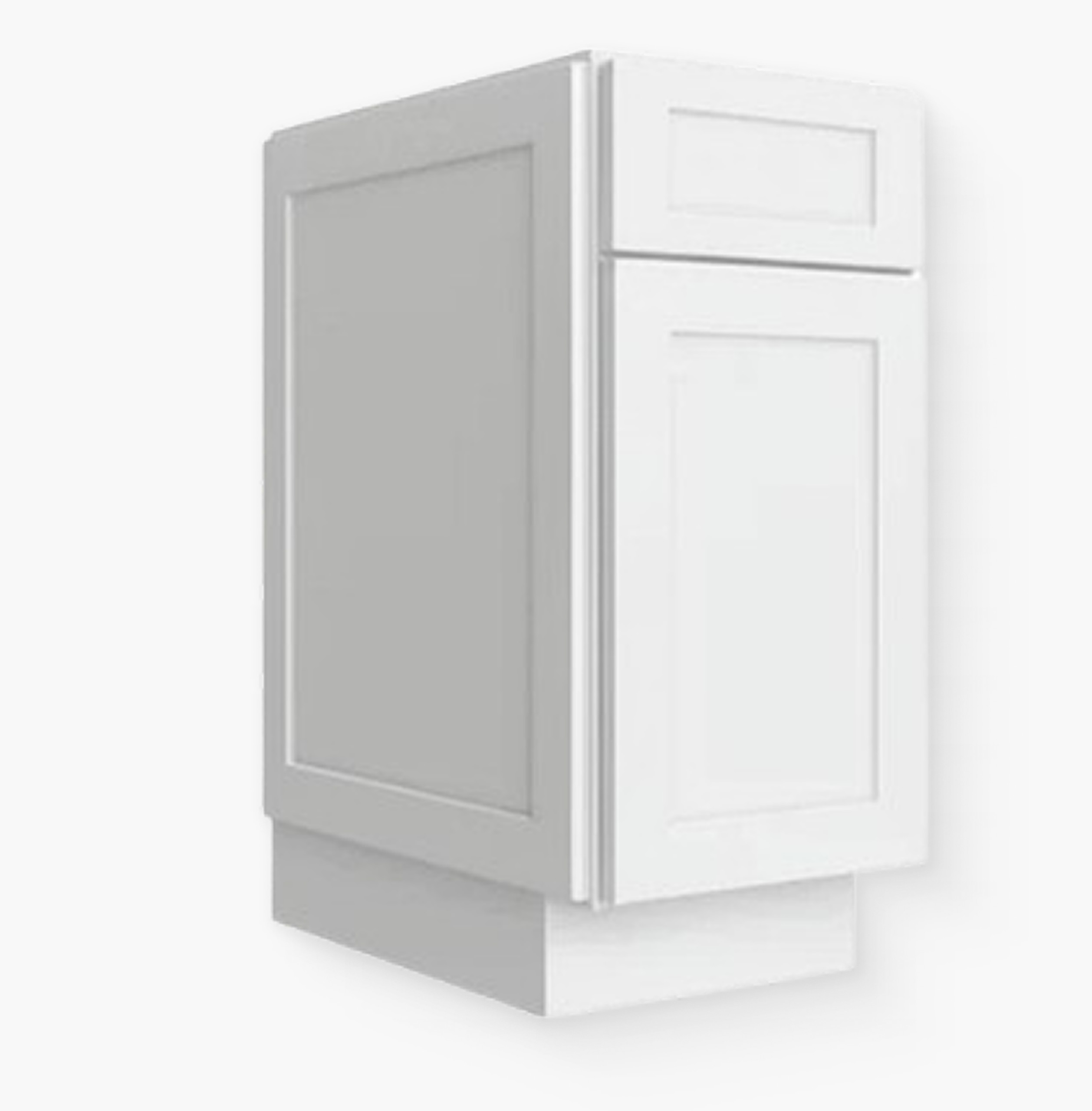 Base Decoration Door on the side of a kitchen cabinet