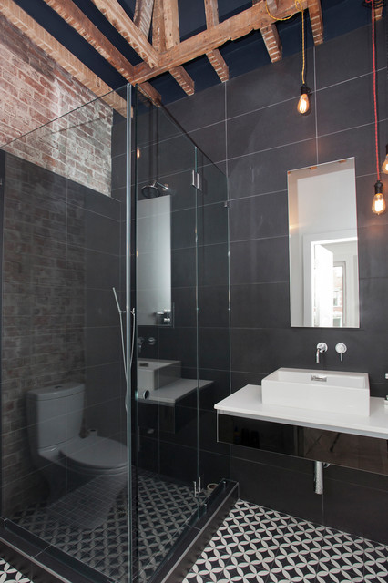 9th and Hudson contemporary-bathroom