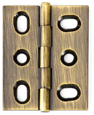 BH2A-AE-NF solid brass inset cabinet hinge