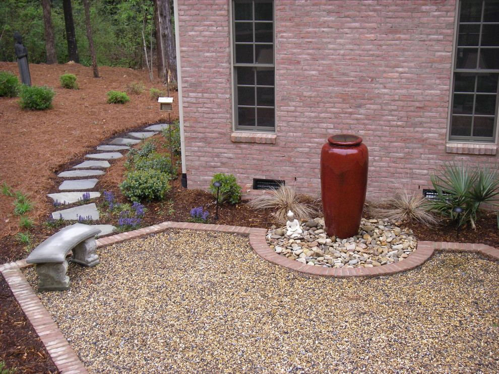 This is an example of a modern garden in Charlotte.