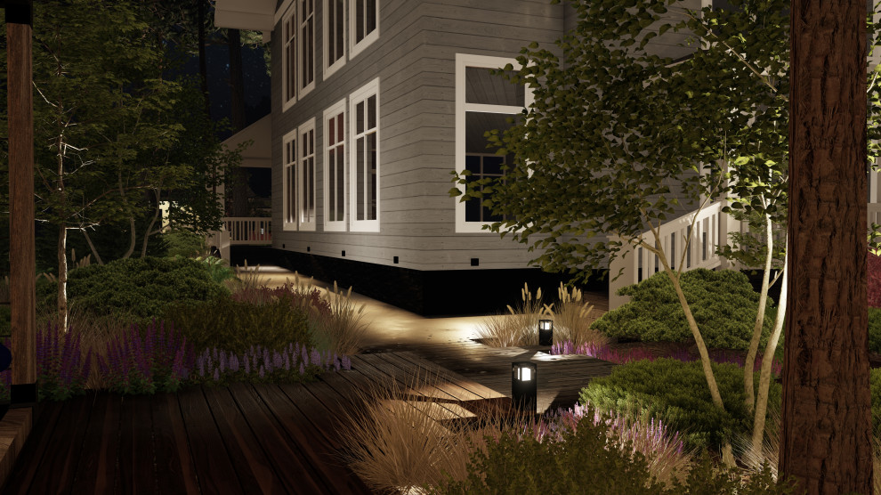 Участок ночью