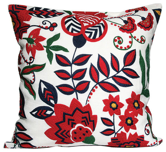 Rajasthan Embroidered Pillow - Suki Cheema